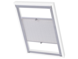 Vidaxl Persianas Plissadas ​​branco M06/306