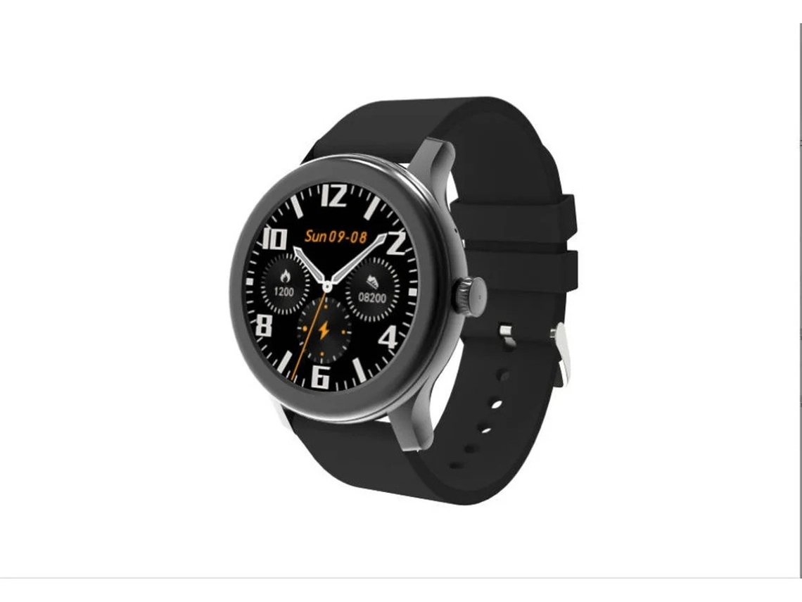 Smartwatch Fitness Tracker Bluetooth Falante Hr 24 Modos Esportivos Relógio Fitness Contador de Passes Ip67 Resistente à Água Bestvite (preto)