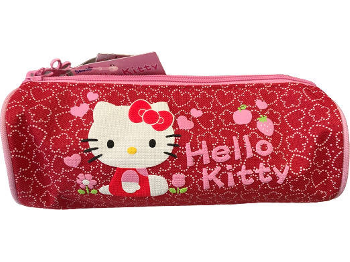 Estojo HELLO KITTY Vermelho (23x12.5 cm)