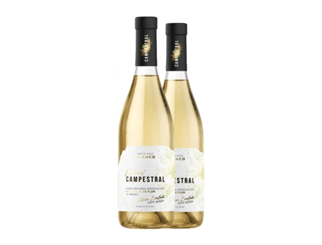 Vinho branco CAMPESTRAL Velo de Flor White Palomino Fino Vino de la Tierra de Cádiz Crianza (0.75 L - 2 Unidades)