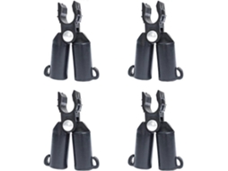 Conector de suporte para plantas, ajustável, 16 mm, com clipe de plástico, para tomates, flores, uvas, jardim e fogão (sem marca)