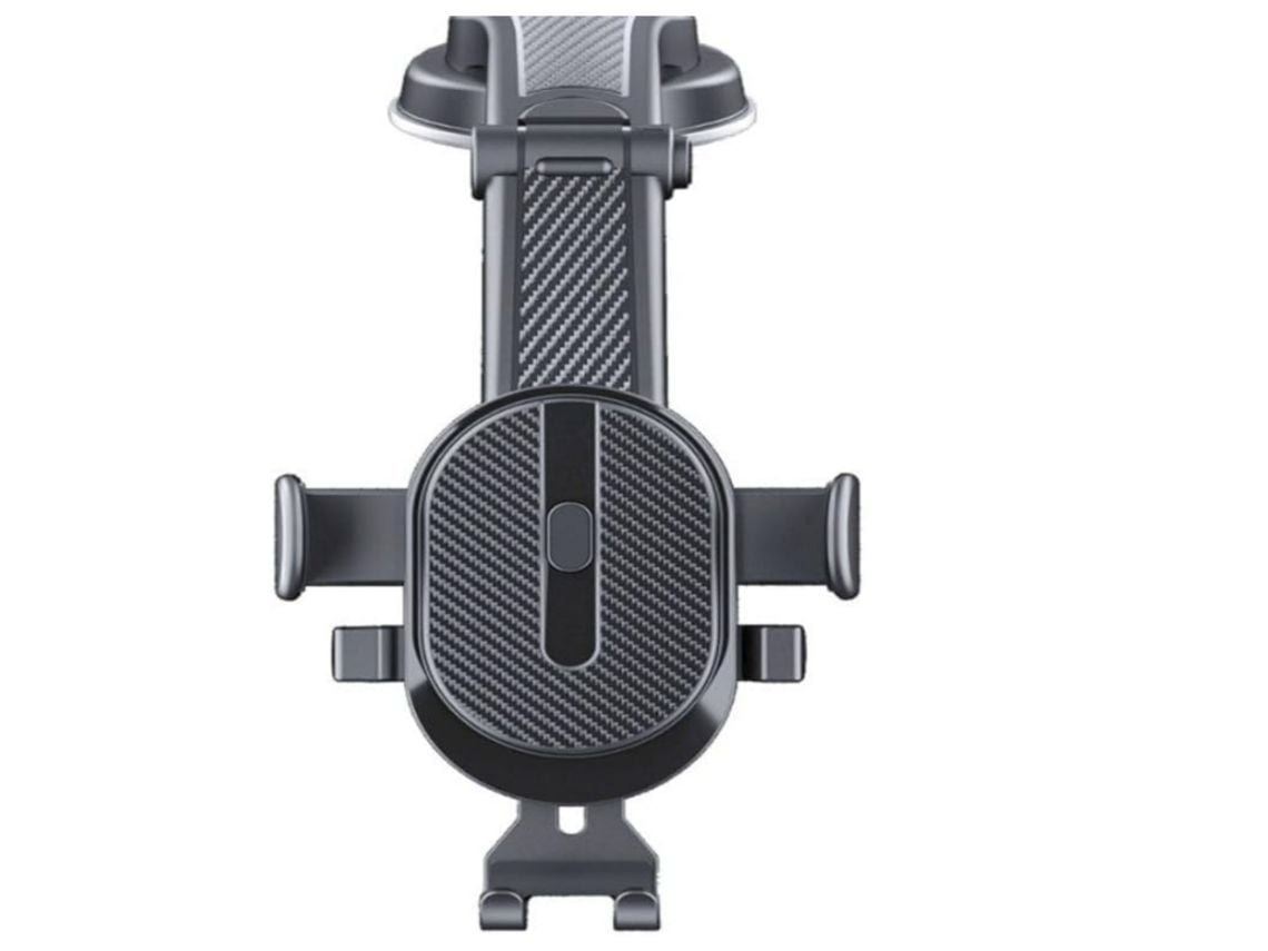 Suporte Ventosa Sob Console Central Ajuste Braço Carro Lalamoli Preto