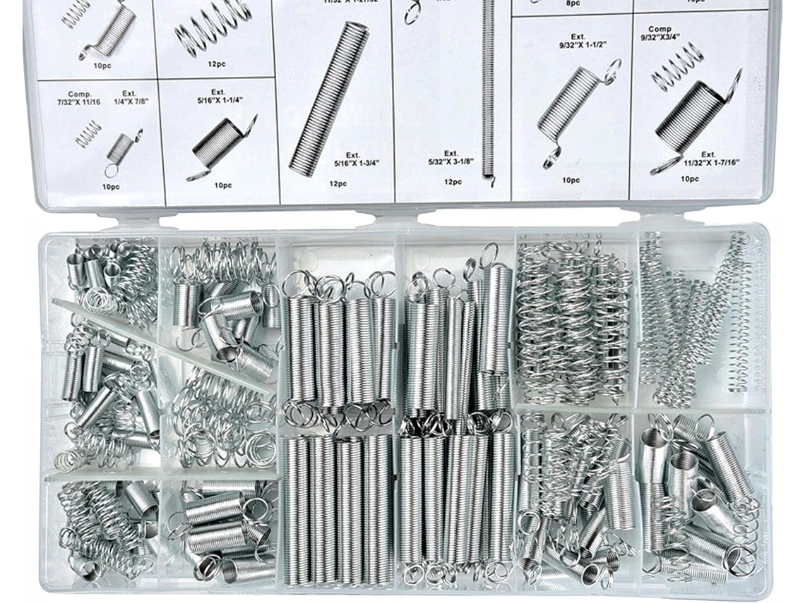 Kit de Molas Sortidas Amazwi 2 C 200 P 1, Plástico, Trava