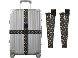 Conjunto De 2-cintas Viagem Com Signos Do Zodíaco Roma Para Malas, Acessórios De Viagem, Conector De Bagagem, Cinta
