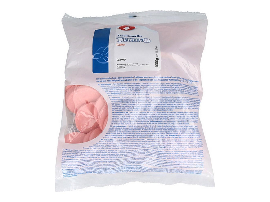 Cera Depilatória Corporal IDEMA de Discos Cor de Rosa 1 kg