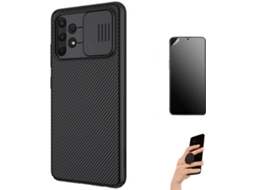 Kit Capa/Película e Suporte Samsung A72 4G Ultimatte Nillkin Camshield