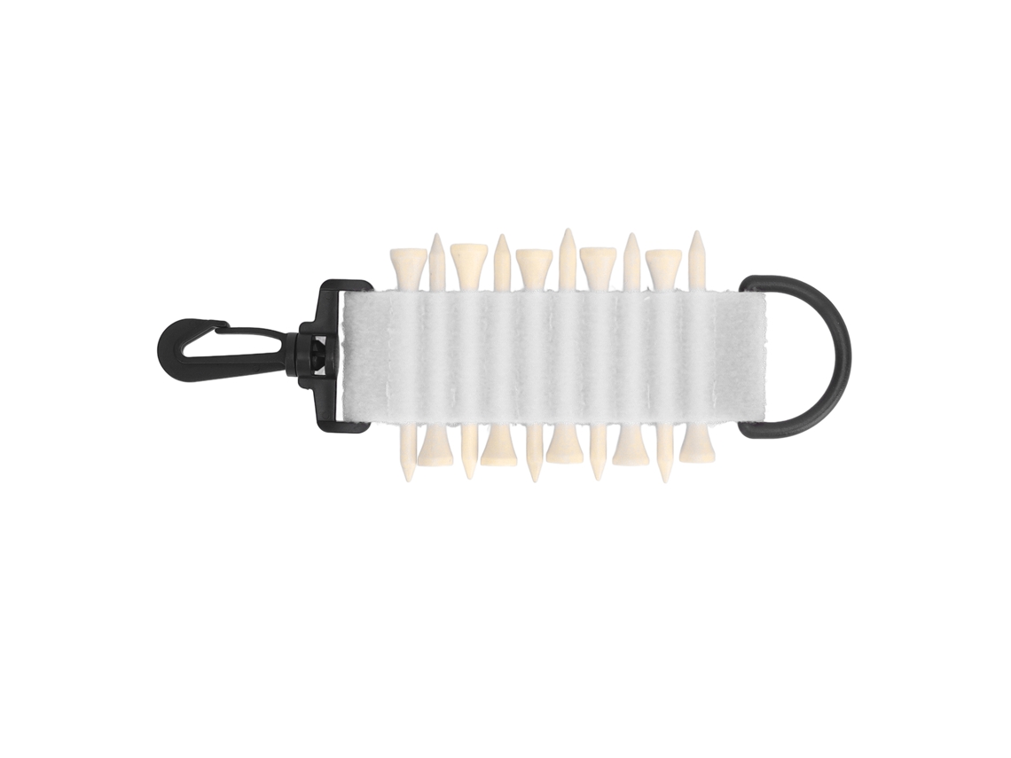 Porta-tacos de golfe com crochê, 10 unidades, multifuncional, bolsa de cinto, branco | S/BRAND