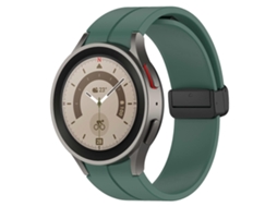 Pulseira De Relógio De Silicone Preta Com Fecho Dobrável Magnético