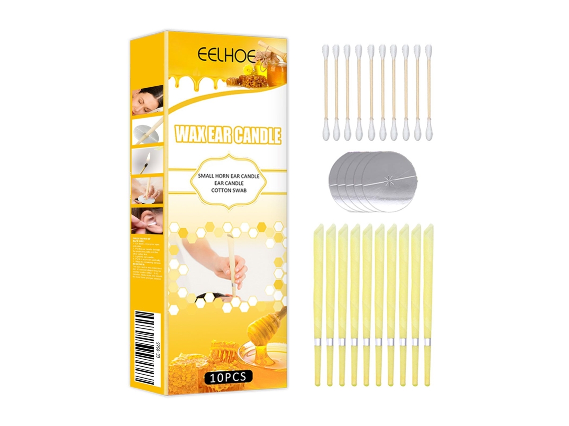 Velas De Limpeza Auricular Com Cuidado Profissional