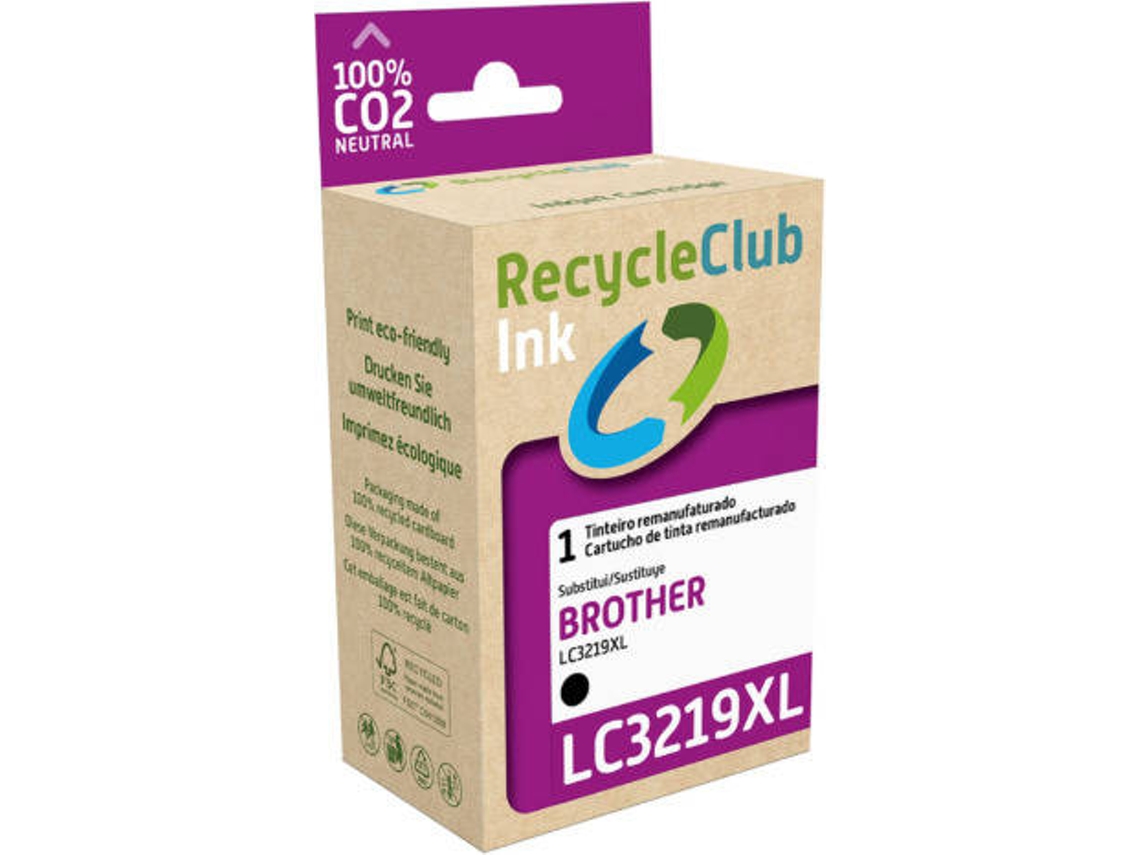 Tinteiro RECYCLECLUB LC3219XL Preto
