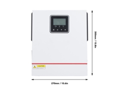 Controlador De Carga Solar Mppt Laxiscreed Para Baterias De 24v Com Display Lcd