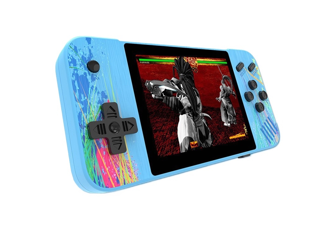 Brinquedo Eletrônico Educativo Portátil, para Crianças, Azul AQUAFORGE