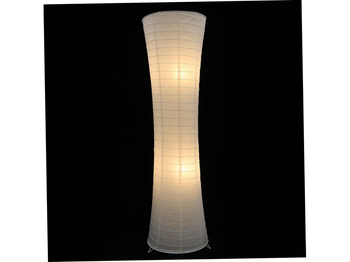 Luminária de Chão Moderna e Elegante em Papel Macio, com Soquete E14, Ideal para Sala de Estar. SFUSHOS