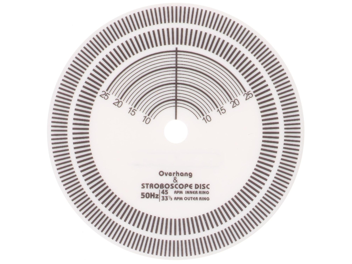 Ferramenta De Calibração De Disco Estroboscópico Em Acrílico Branco