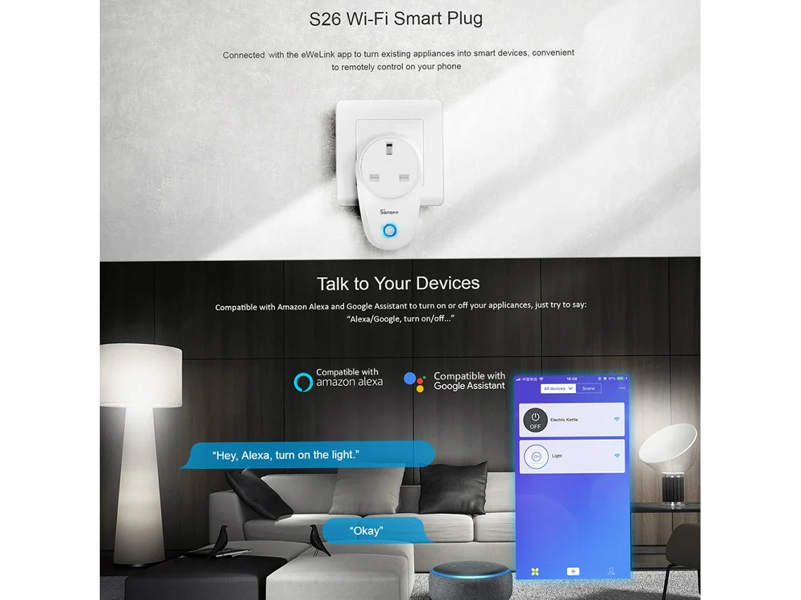 Tomada Inteligente Wi fi LAXISCREED