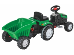 Trator Pilsan 07316 Com Pedais E Reboque Verde