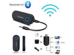 Adaptador Bluetooth Áudio, 2 Em 1, Aux, Usb