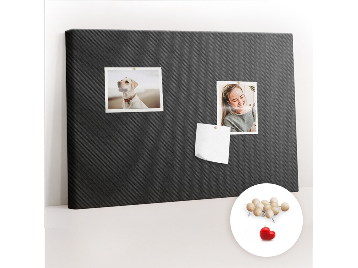 Painel De Cortiça Para Parede Abstração Escura Para A Sala De Estar Espelharte (60x40 Cm)