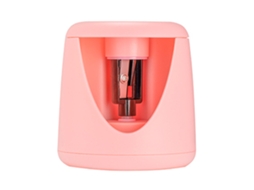 Apontador de Lápis Manual Apontador de Lápis Artístico Apontador de Lápis Gigante Apontador de Lápis Artístico Rosa com Bateria Seca