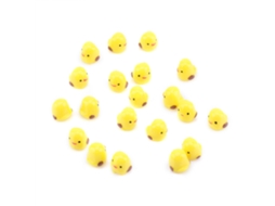 20 Pequenos Ornamentos De Galinha Amarela Para Decoração De Jardim Miniatura