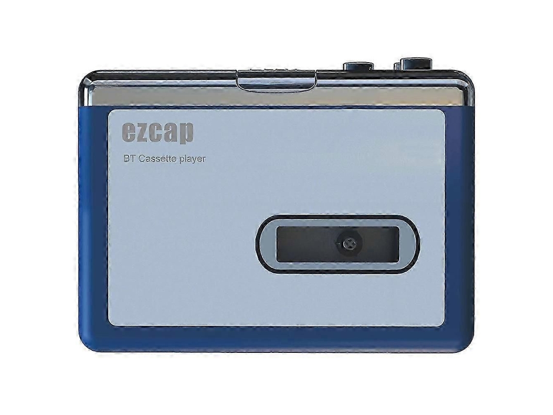 Leitor de Cassetes Bluetooth Ezcap, Saída Bluetooth para Fones de Ouvido/alto falantes, Leitor de Cassetes Portátil Estilo Walkman Zt TAISHENGDA