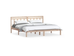 Bed Frame, Bed Frames Vidaxl Marrom Madeira (180 X 200 Cm)