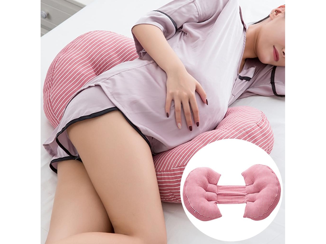 Travesseiro De Gravidez Em Formato De U 65x38 Cm, Suporte De Barriga Para Mulheres, Travesseiro De Gravidez Para Dormir De Lado, Maternidade
