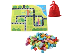Bloques De Madera Para Construir Y Apilar, Juego Educativo De Aprendizaje Para Niños
