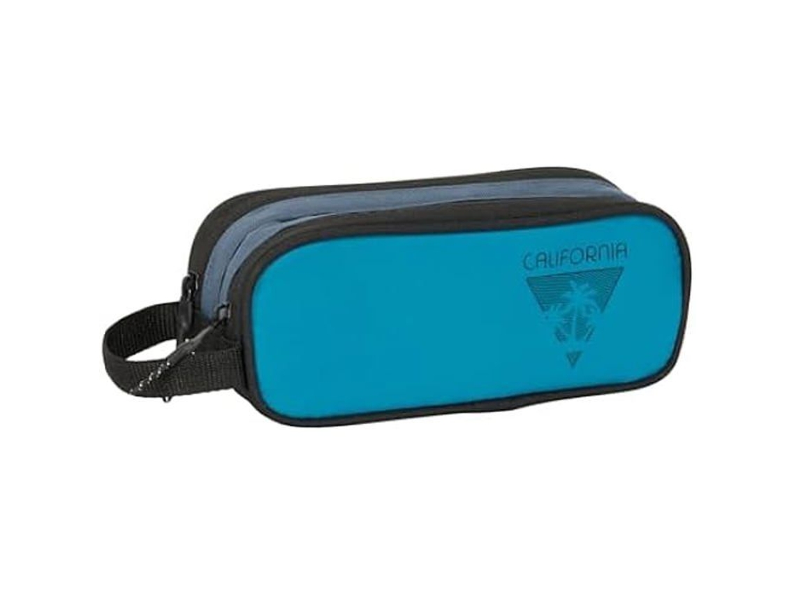 Trousse Dupla Safta Blackfit8 California Tecido Reciclável Ideal Para Crianças Unissex
