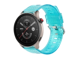 Pulseira De Tpu Transparente Brilhante Com Diamantes Para For Honor Magic Watch2, 46 Mm X 22 Mm.