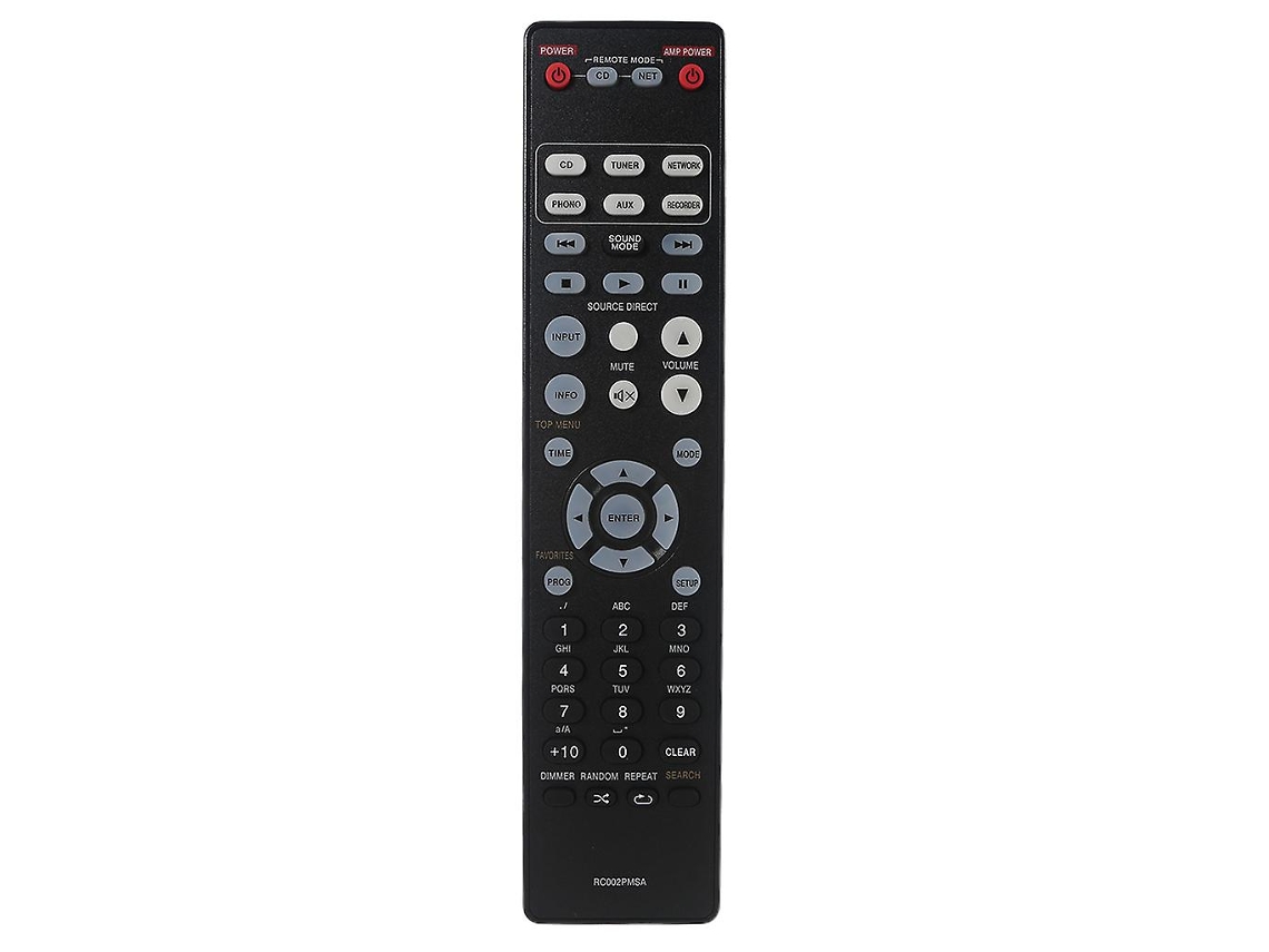 Controle Remoto Durável Rc002Pmsa Do Receptor Av Apto para Pm7005 Pm8005 Sa8005 ALLINLESS