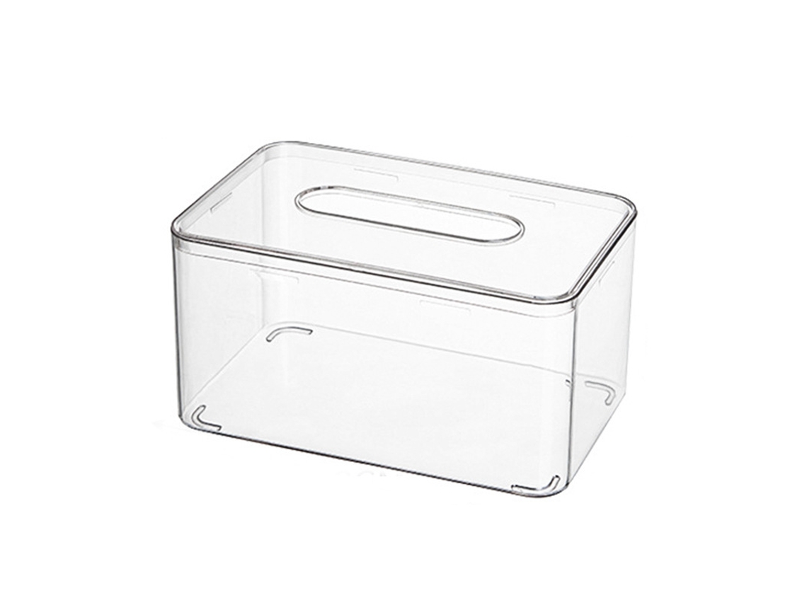 Caixa De Lenços De Papel Transparente Para Mesa, Caixa De Armazenamento Em Acrílico Com Gaveta Aquaforge
