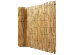 Faura - Bambú Chino Pelado Fino | Bambú Para Cerramiento De Jardín 1x5m | 1x5m ()