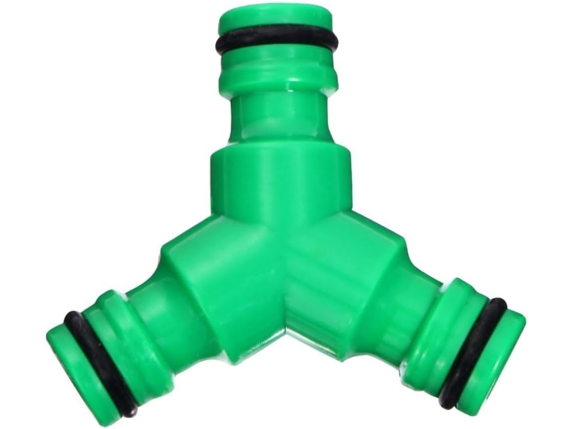 Conector Em T De Plástico Verde 5 Peças Para Irrigação Jardim,