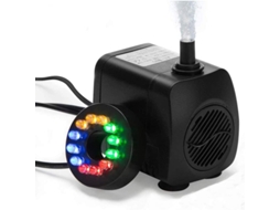 Bomba De Água Submersível Mini Com Luz Led 12 Cores 8w Ultra-silenciosa 450l/h Para Aquários