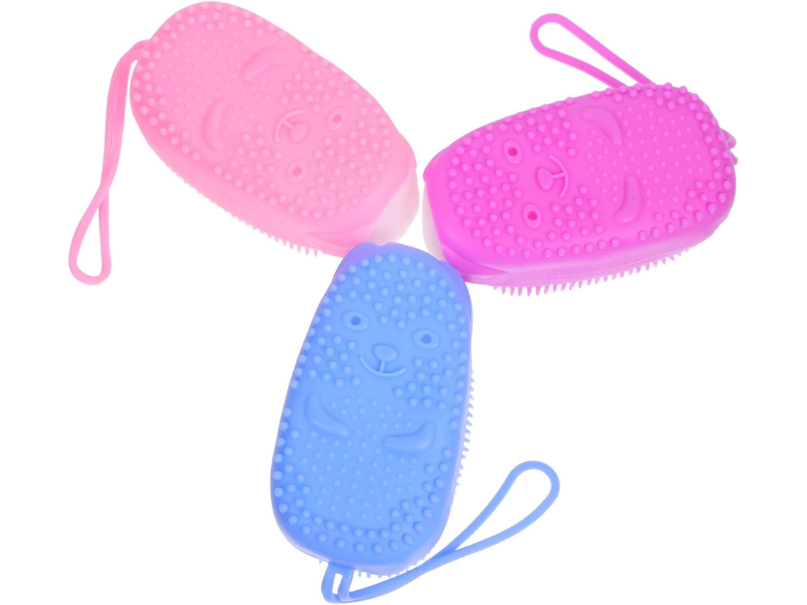 Conjunto De 3 Escovas Para As Costas Anneome, Escova De Banho Silicone, Escova Esfoliante Corporal De Silicone Macio