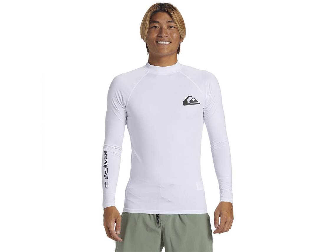 T-Shirt de Manga Comprida Uv Upf50 Branco Lquiksilver