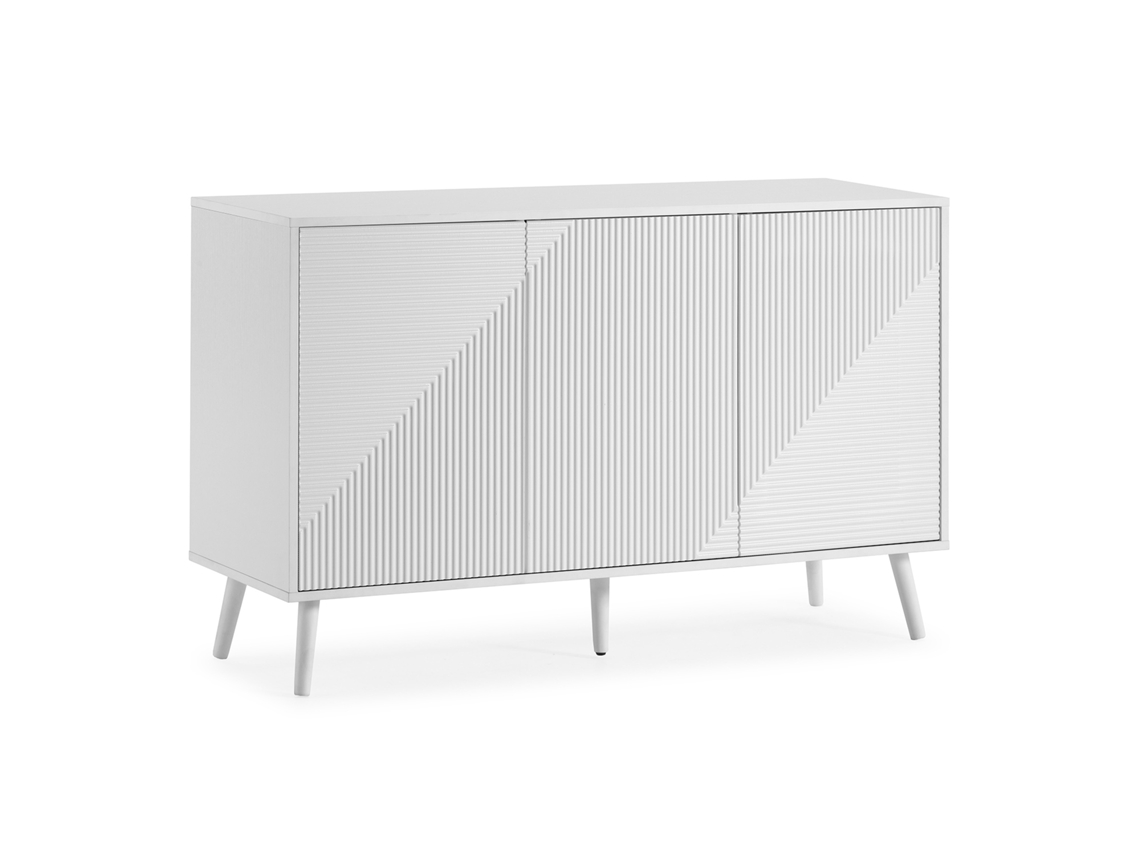 Aparador Telmo 3 Gavetas Cor Branco Vs Venta Stock