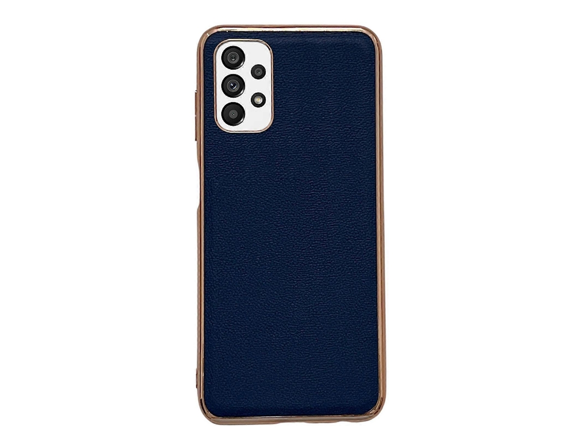 Capa Para Celular Samsung Galaxy A73 5g Em Couro Com Nano Revestimento Eletrolítico Da Série Luolai.