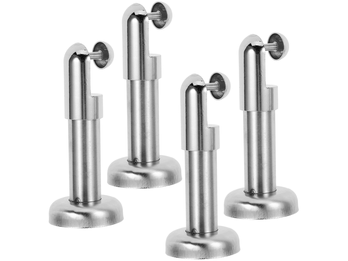 Conjunto De 4 Suportes Para Divisórias De Banheiros Públicos Em Aço Inoxidável 304