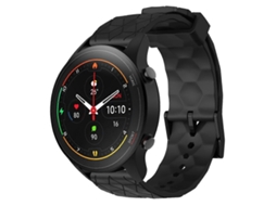 Pulseira De Silicone De Cor Sólida Com Estampa De Futebol Para Xiaomi Mi Watch S1 Pro 22mm