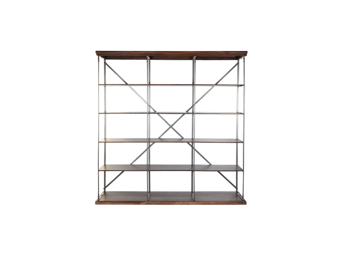 Estante de Metal Marrom Sheesham, 213x43x220cm ALEXANDRA HOUSE LIVING