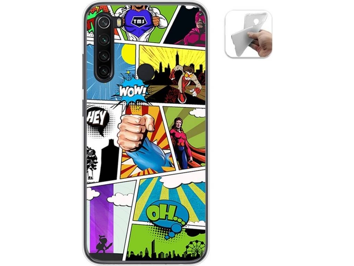 Capa Xiaomi Redmi Note 8 (2019/2021) TUMUNDOSMARTPHONE Comic Multicor