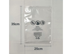 Conjunto De 10 Sacos Armazenamento A Vácuo Com Etiqueta Advertência, Compressão Zíper Para Roupas E Suéteres, Multifuncionais Impermeáveis_d