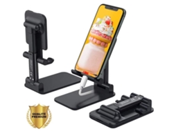 Suporte Para Celular E Tablet - E.f.connection - Preto - Multiângulo - Altura Ajustável - 100g