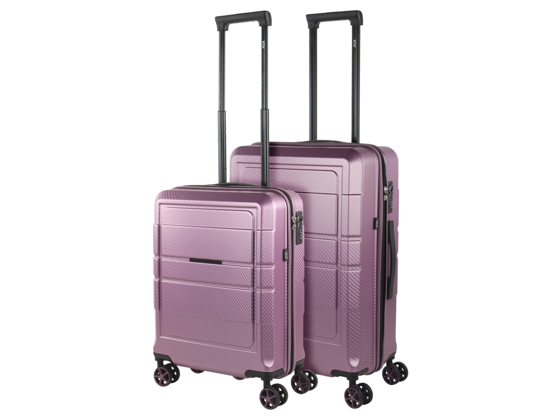 Conjunto de mala rígida JASLEN Oxford Purple Abs (42X66,5X25 Cm - 60L)