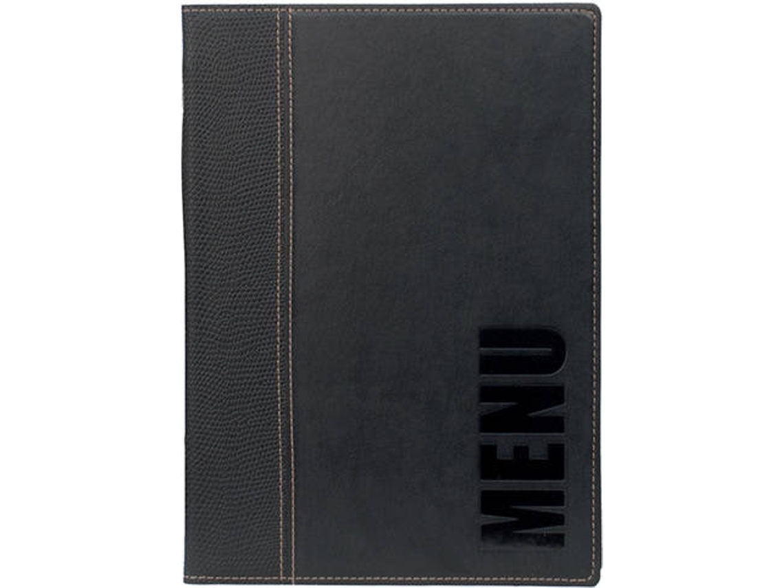Capa de Menu A5 SECURIT Trendy Preto