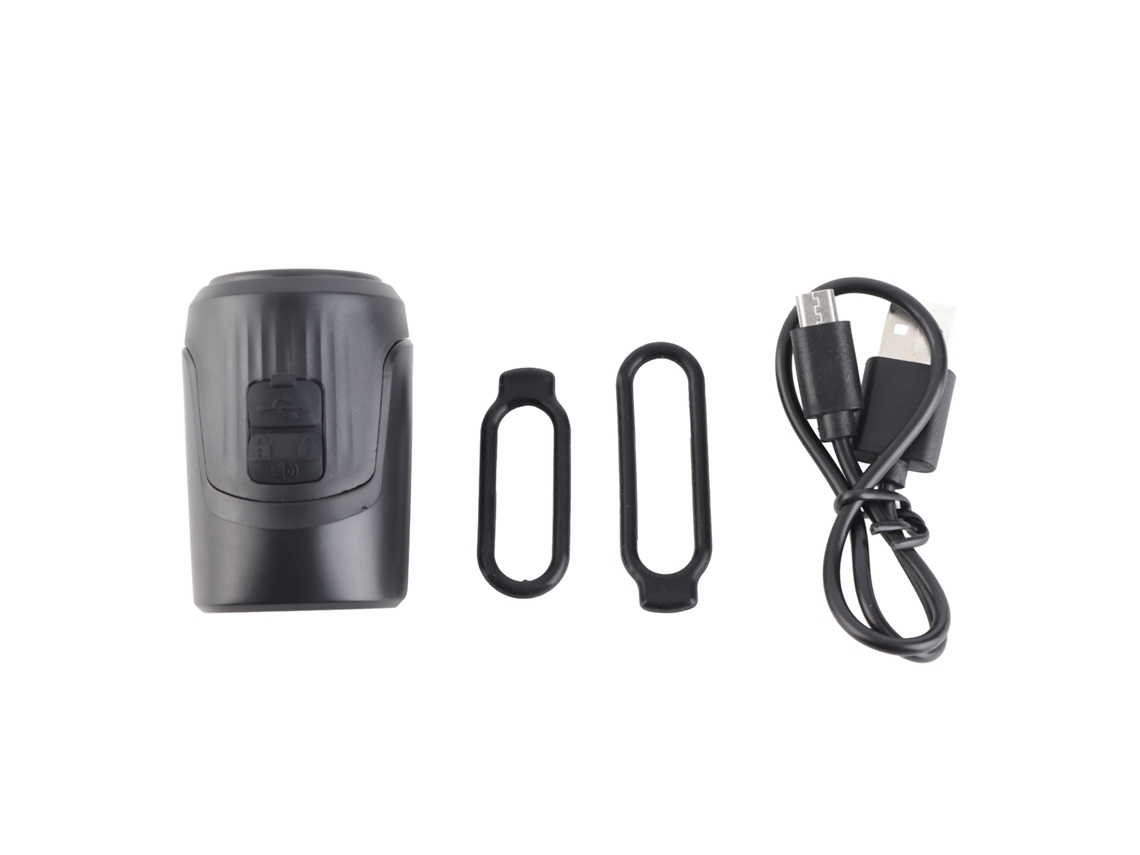 Sino De Ciclismo 125db Anti-roubo Buzina Elétrica Carregamento Usb Resistente À Água Para Mountain Bike