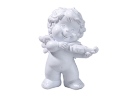 Figura Decorativa De Resina De Ángel Para Hogar, Oficina, Arte Religioso, Regalo Espiritual Y Confort Angelitos De Violin