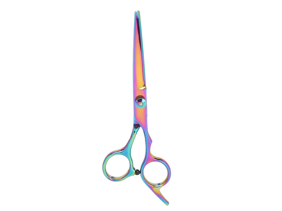 Tesoura De Corte De Cabelo De Aço Inox Para Casa E Salão Com Lâmina Afiada E Grip Confortável